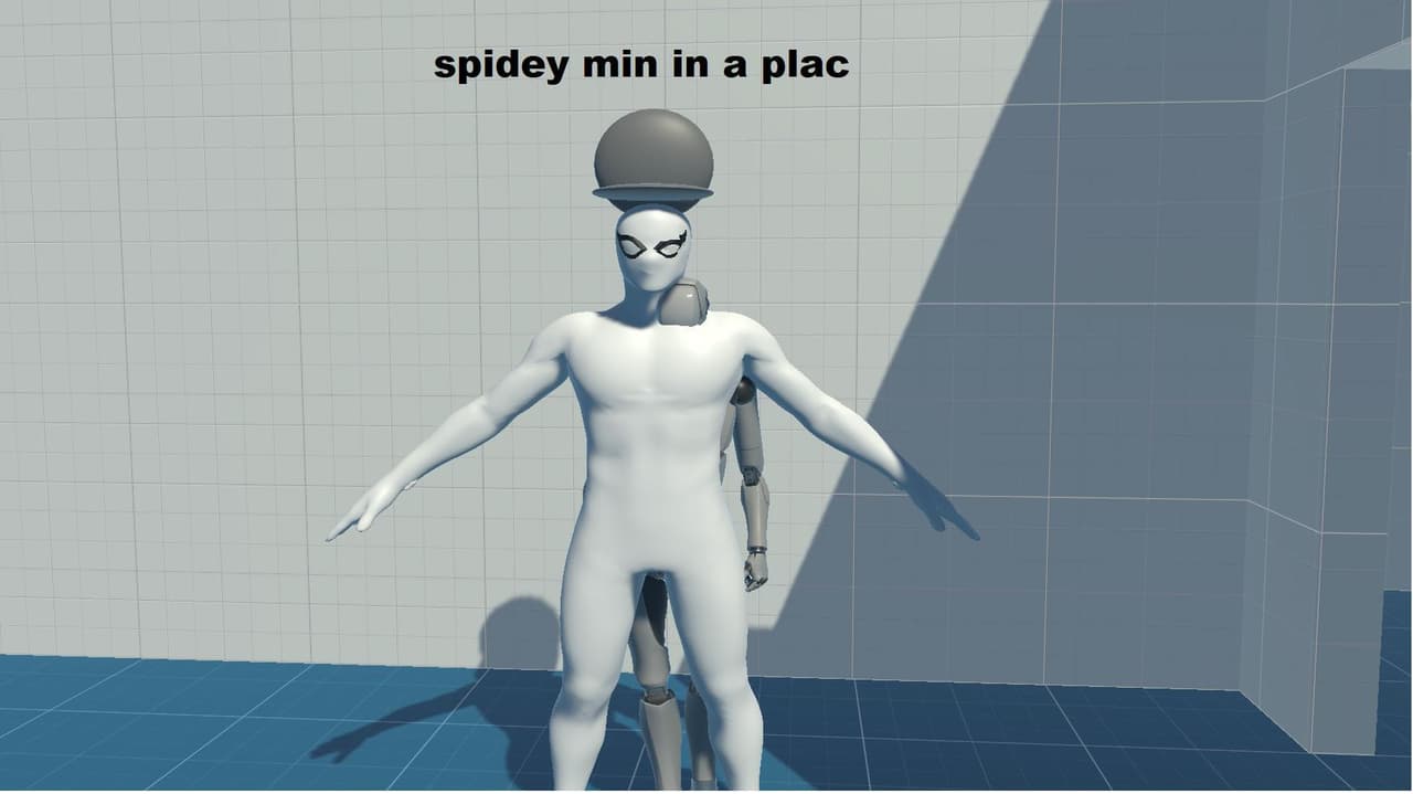 spideynmin in a plac