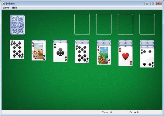 Solitaire (1990) screenshot 3