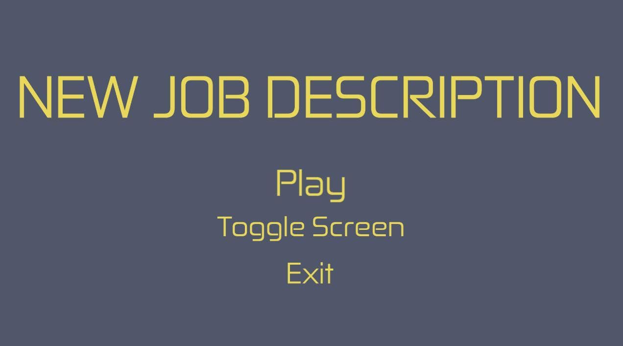 New Job Description screenshot 2