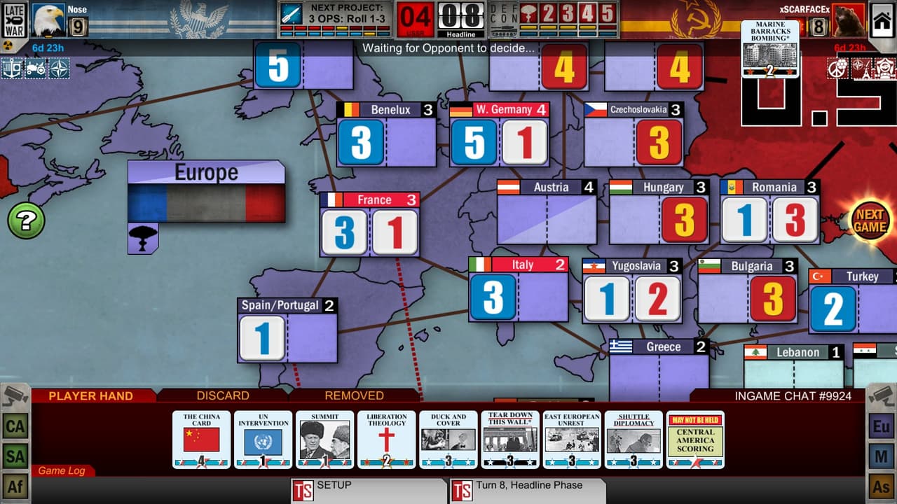 Twilight Struggle (itch) screenshot 6