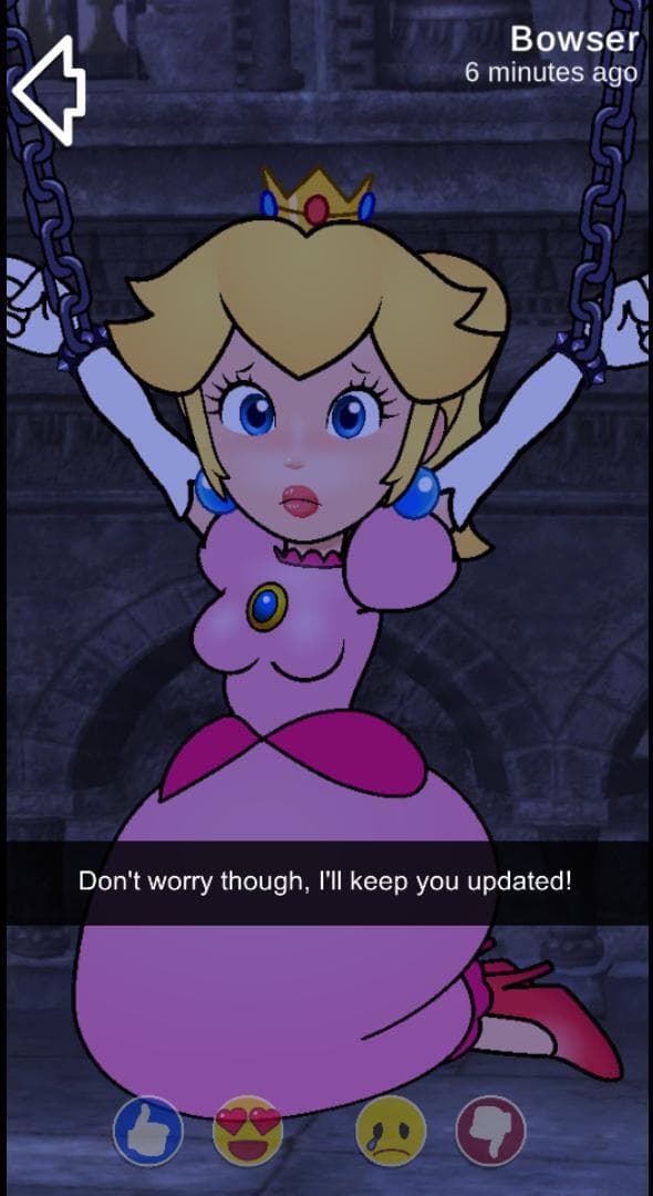 Bowser x Peach: Superstar Sexting screenshot 2