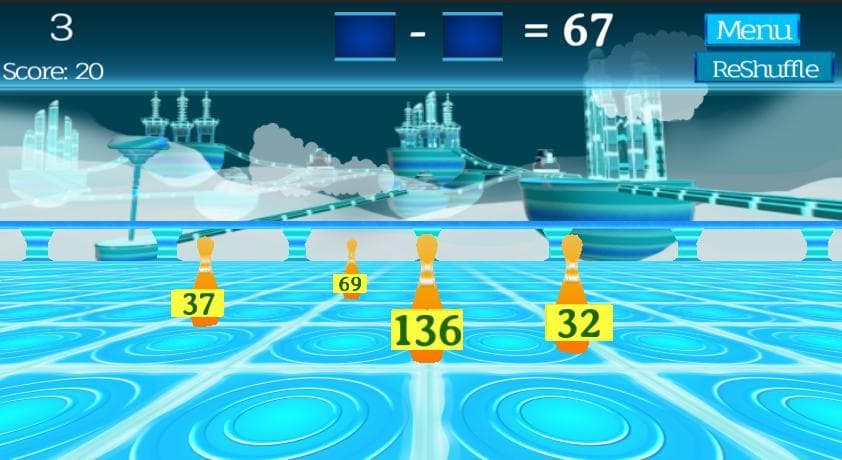 Bowling with Numbers screenshot 2