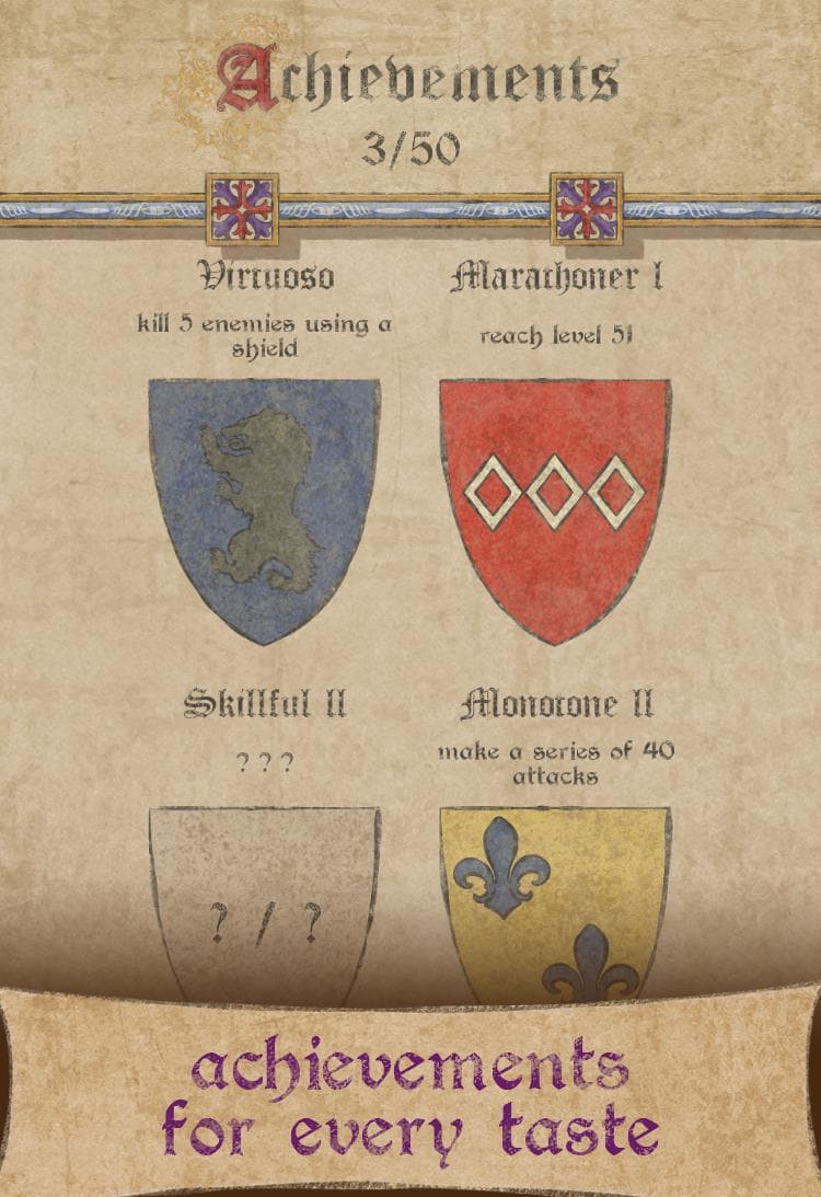 [DEMO] Marginalia Hero - medieval one tap RPG screenshot 4