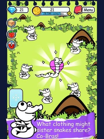 Snake Evolution - Tap Coins of the Mutant Tapper Clicker Game by Mr. sLItHeR screenshot 3