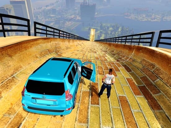 Mega Ramp Prado Stunts screenshot 2