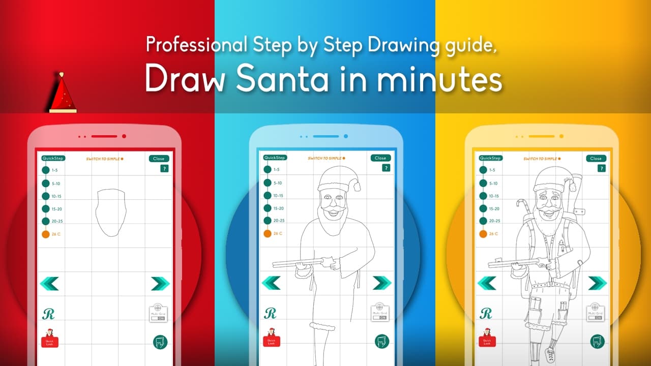 How to draw Santa Claus Step by Step screenshot 2