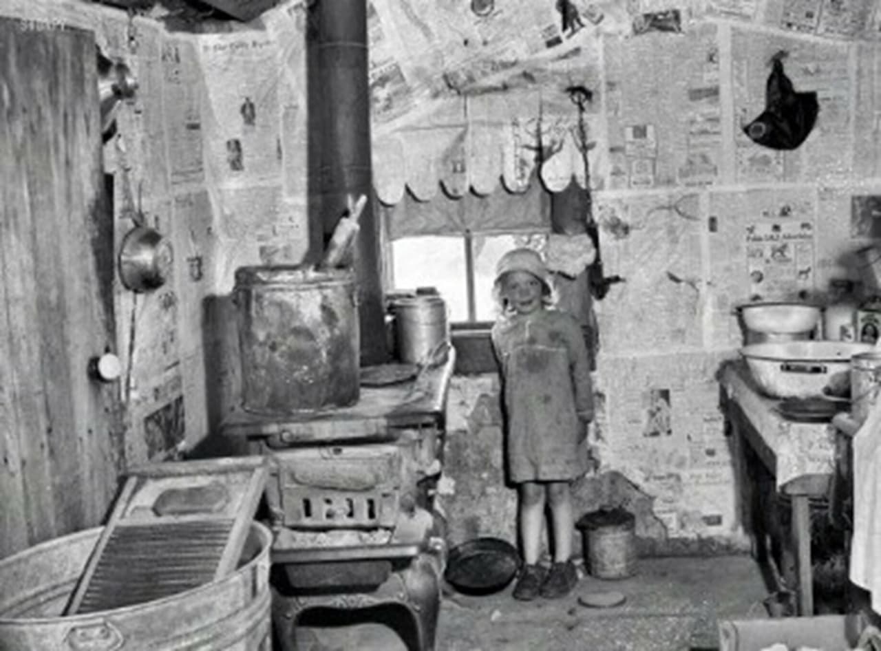 Newspapered Room