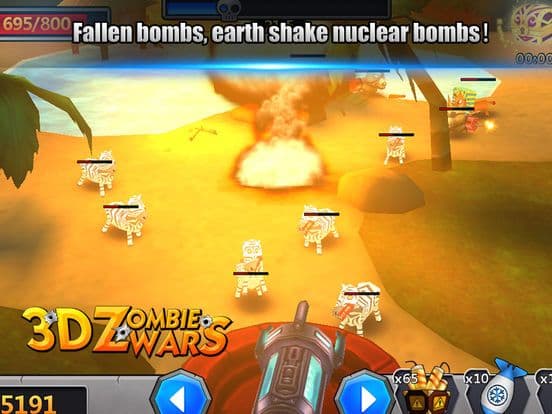 3D Zombie War screenshot 2