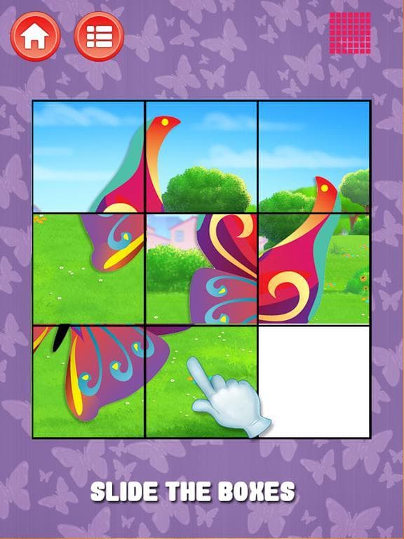 Butterfly Slide Puzzle For Kids screenshot 4