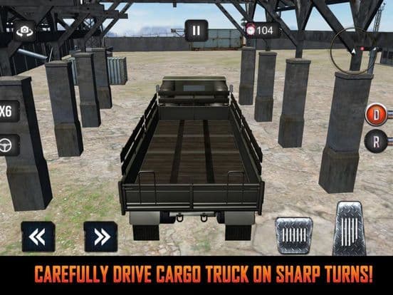 Mission Army Truck Driving screenshot 2