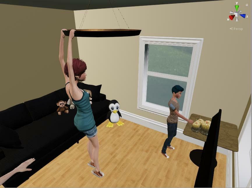 Stuck together baby sitter screenshot 2