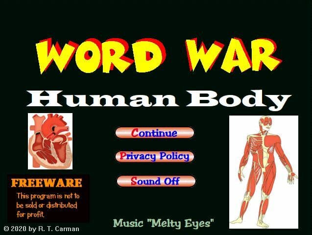 Word War - Human Body screenshot 2
