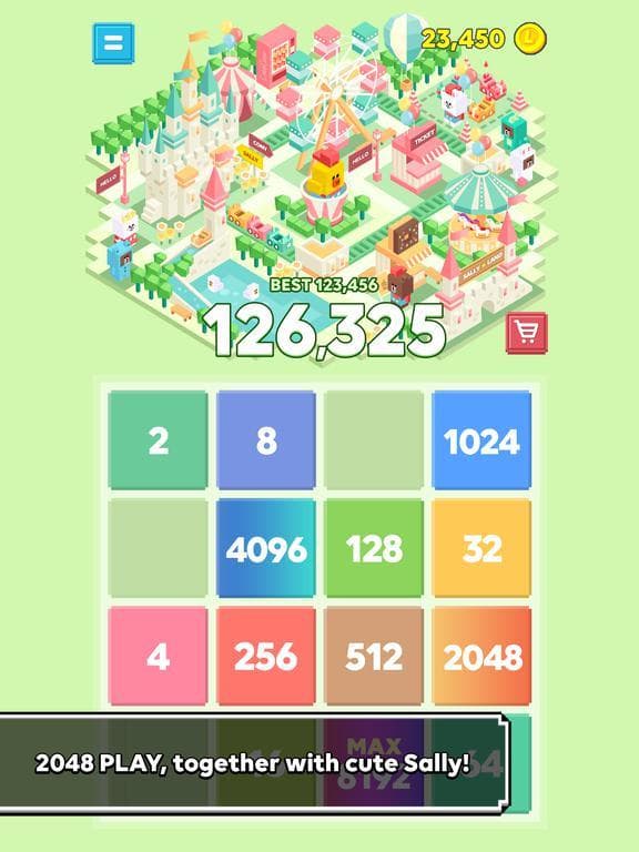 SALLYLAND 2048 screenshot 4