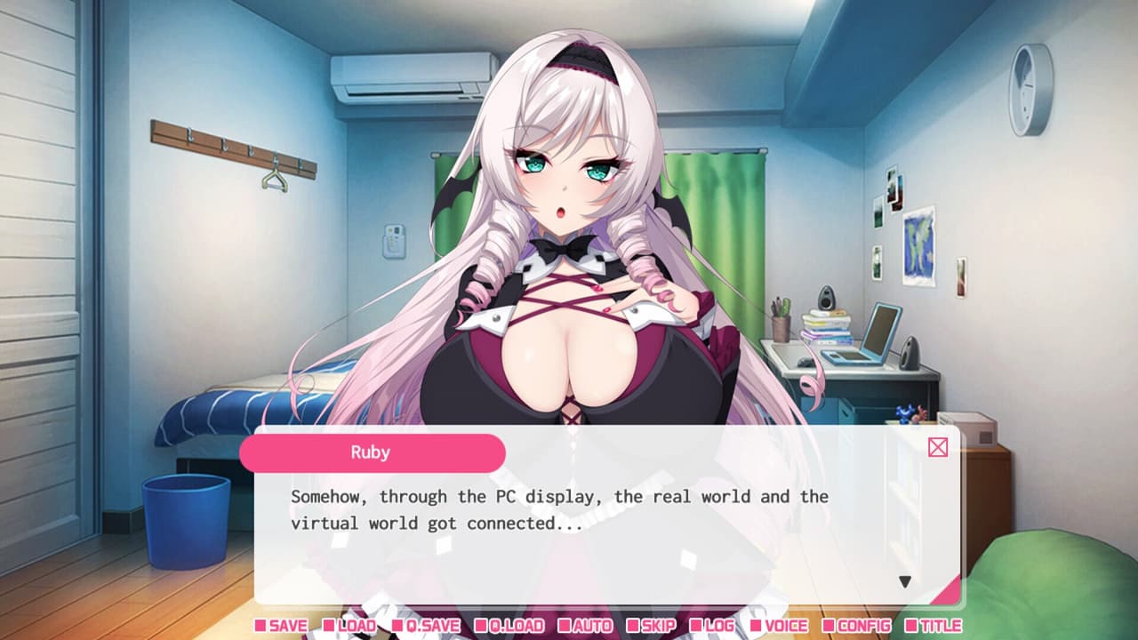 My oshi vtuber jumped through the screen and now were living together: I want to make a contract with the lady vampire screenshot 3