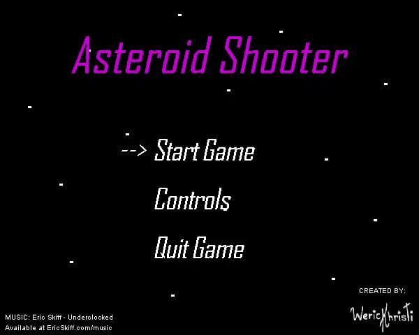 Asteroid Shooter (Mr. Khristar) screenshot 2