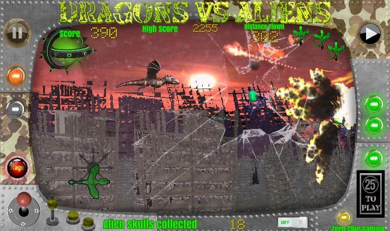 Dragons vs Aliens LITE screenshot 3