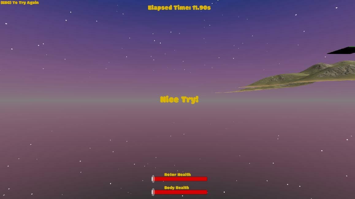 How do I land this thing?