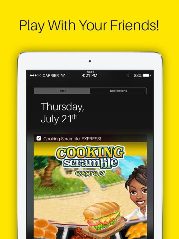 Cooking Scramble: EXPRESS! The Widget Food Making and Notification Center Game screenshot 4