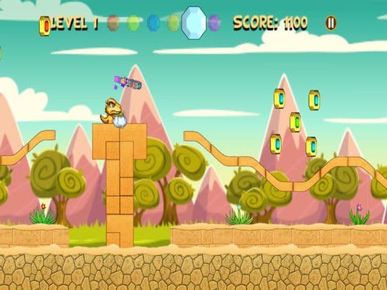 Baby Dinosaur Running Hill screenshot 3