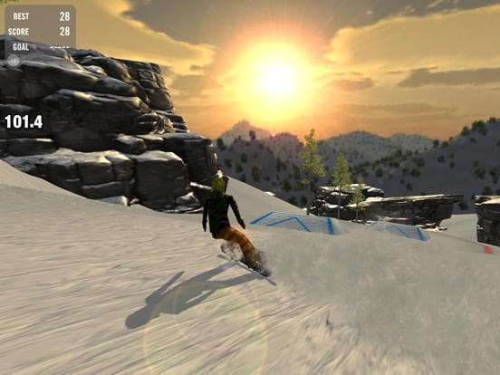 Crazy Snowboard Free screenshot 4