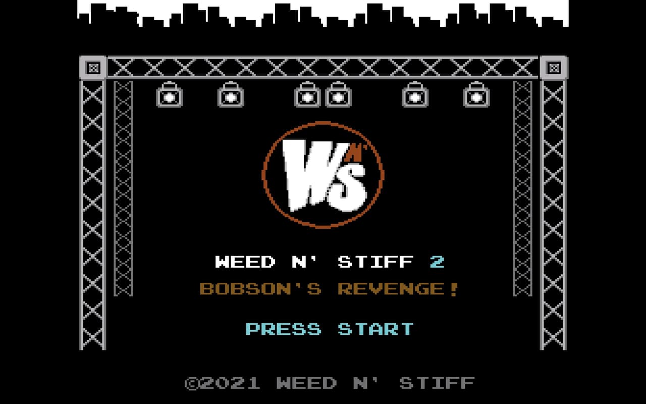 Weed N Stiff 2 - Bobsons Revenge (NES) screenshot 2