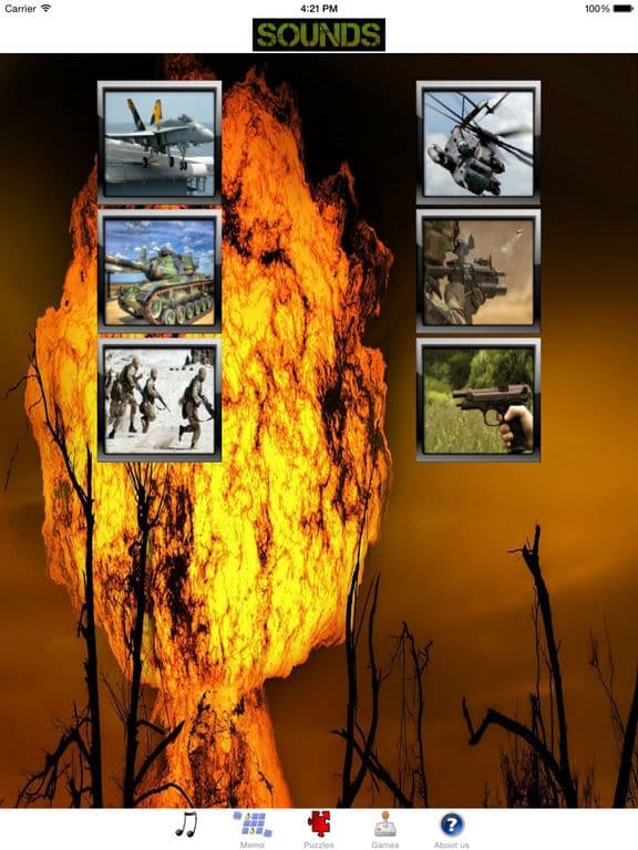 Army Man & Combat Vehicle Games: sounds & camera
