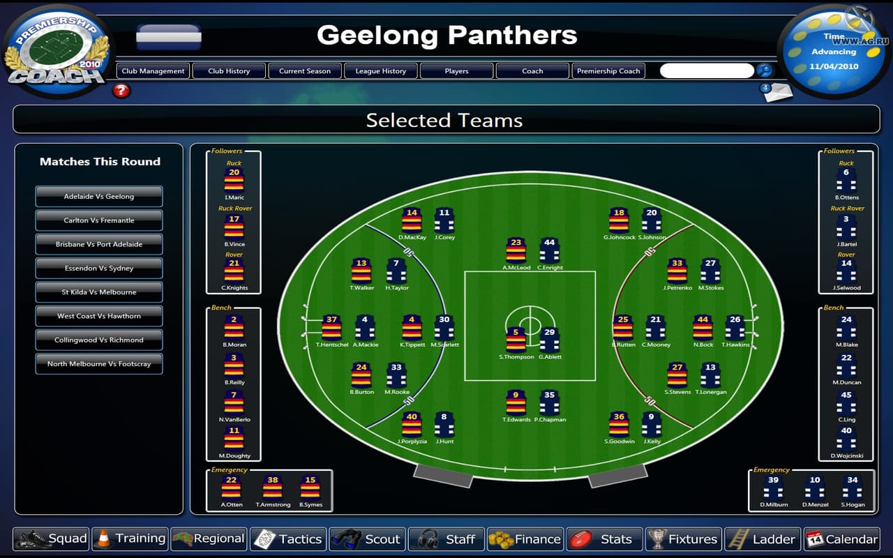 Premiership Coach 2010 screenshot 5