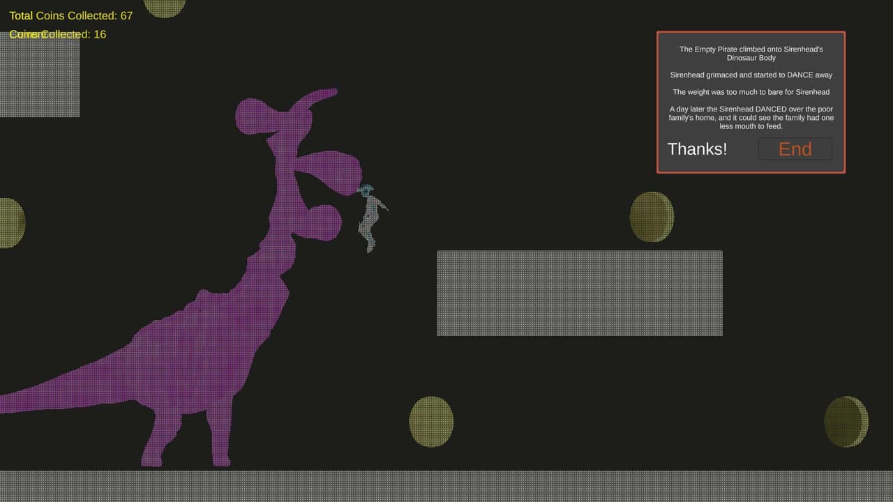 The Mythical Sirenheadosaurus and the Empty Pirate (Papa J)