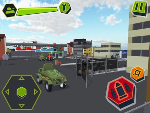 Cube Tanks - Blitz War 3D screenshot 3