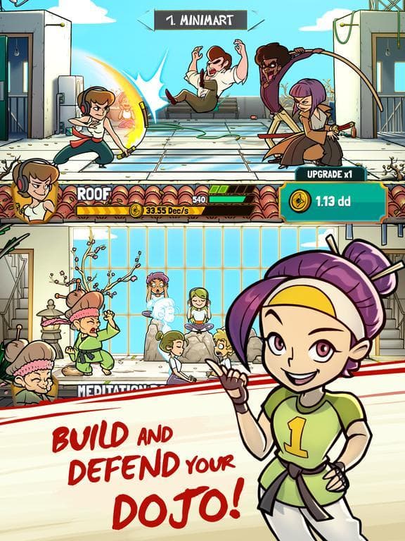 Kung Fu Clicker: Idle Dojo screenshot 2