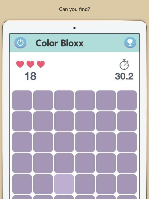 Color Bloxx - Find different color. screenshot 4
