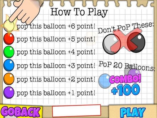 PoP The Ballons screenshot 4