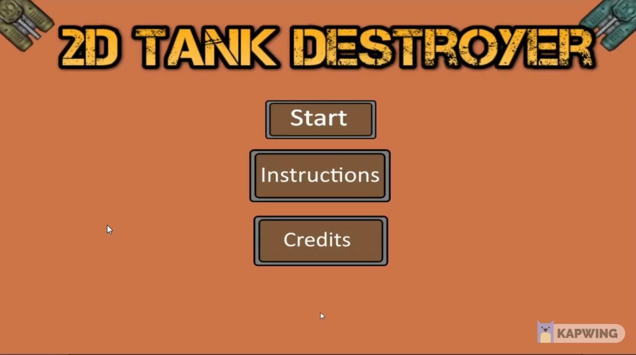 2D Tank Destroyer