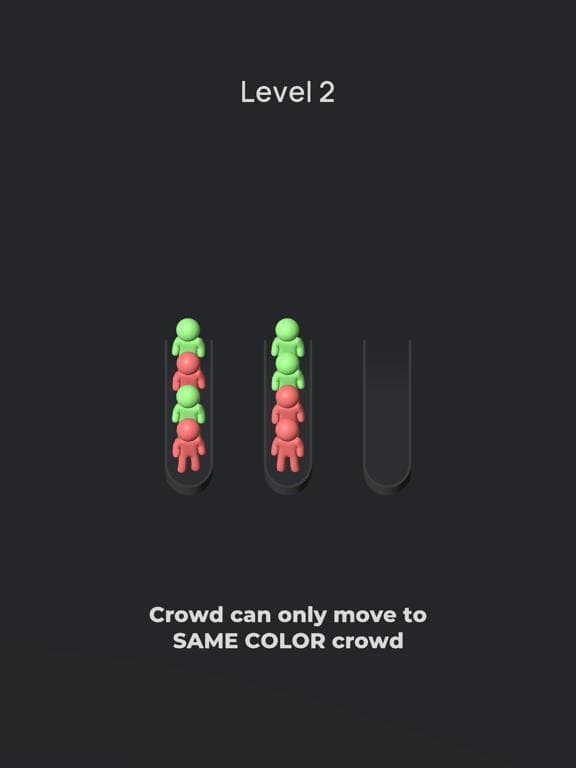 Crowd Sort: Color Sorting Game screenshot 2