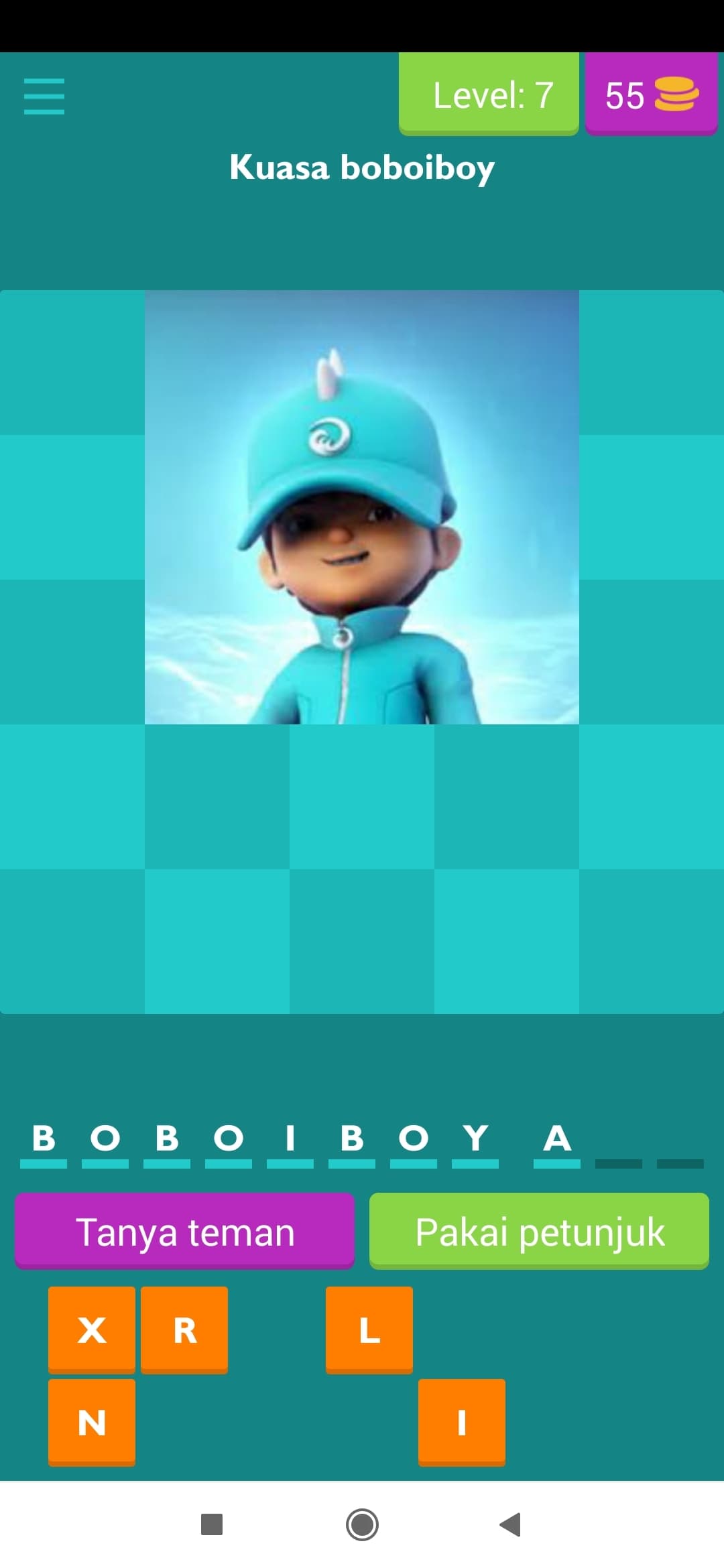 Boboiboy guess screenshot 2
