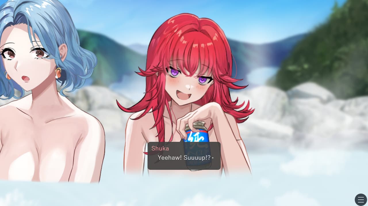 Drinking in the hot spring! screenshot 3