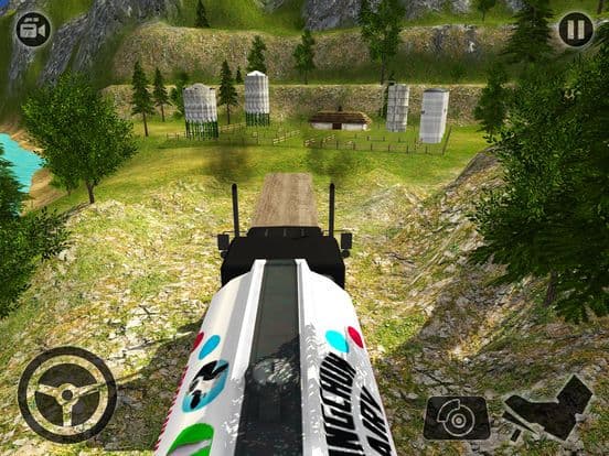 Offroad Milk Tanker Truck Transport Simulator 2017 screenshot 4