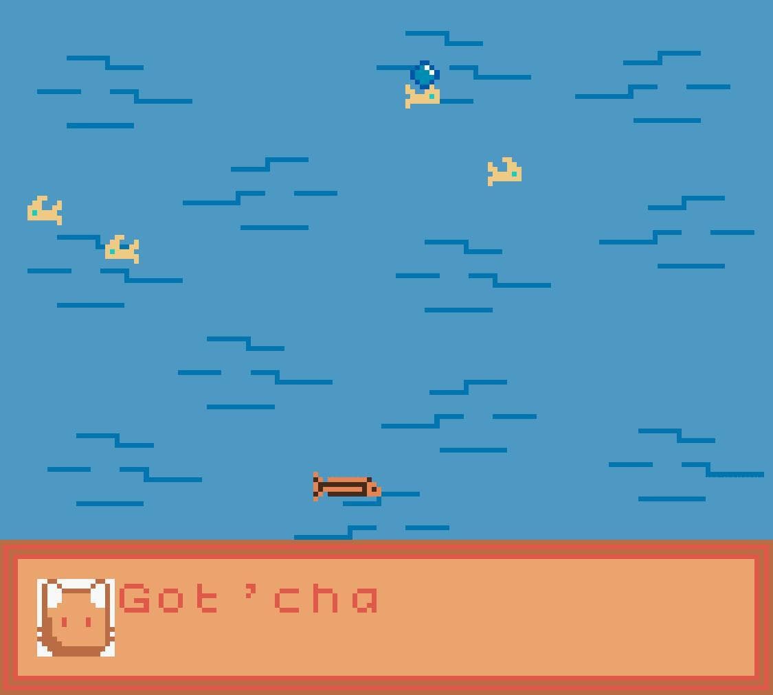 CatGoesFishing -Gameboy version screenshot 3