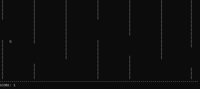 Flappy O - Console Flappy Bird