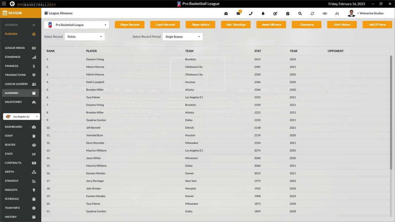 Draft Day Sports: Pro Basketball 2021 screenshot 6