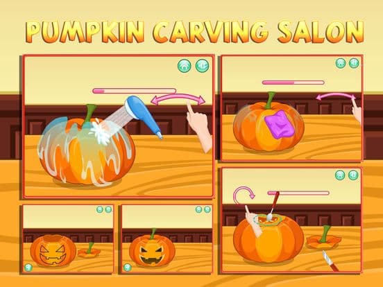 Pumpkin Carving Salon Sim screenshot 3