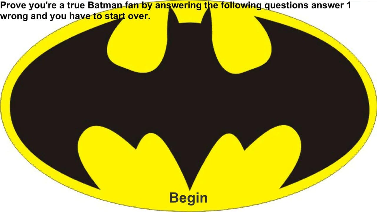 Batman Trivia Game screenshot 2