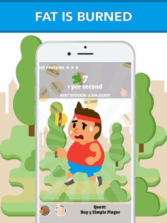 Fatty Clicker - Feed the Fat man 2 screenshot 2
