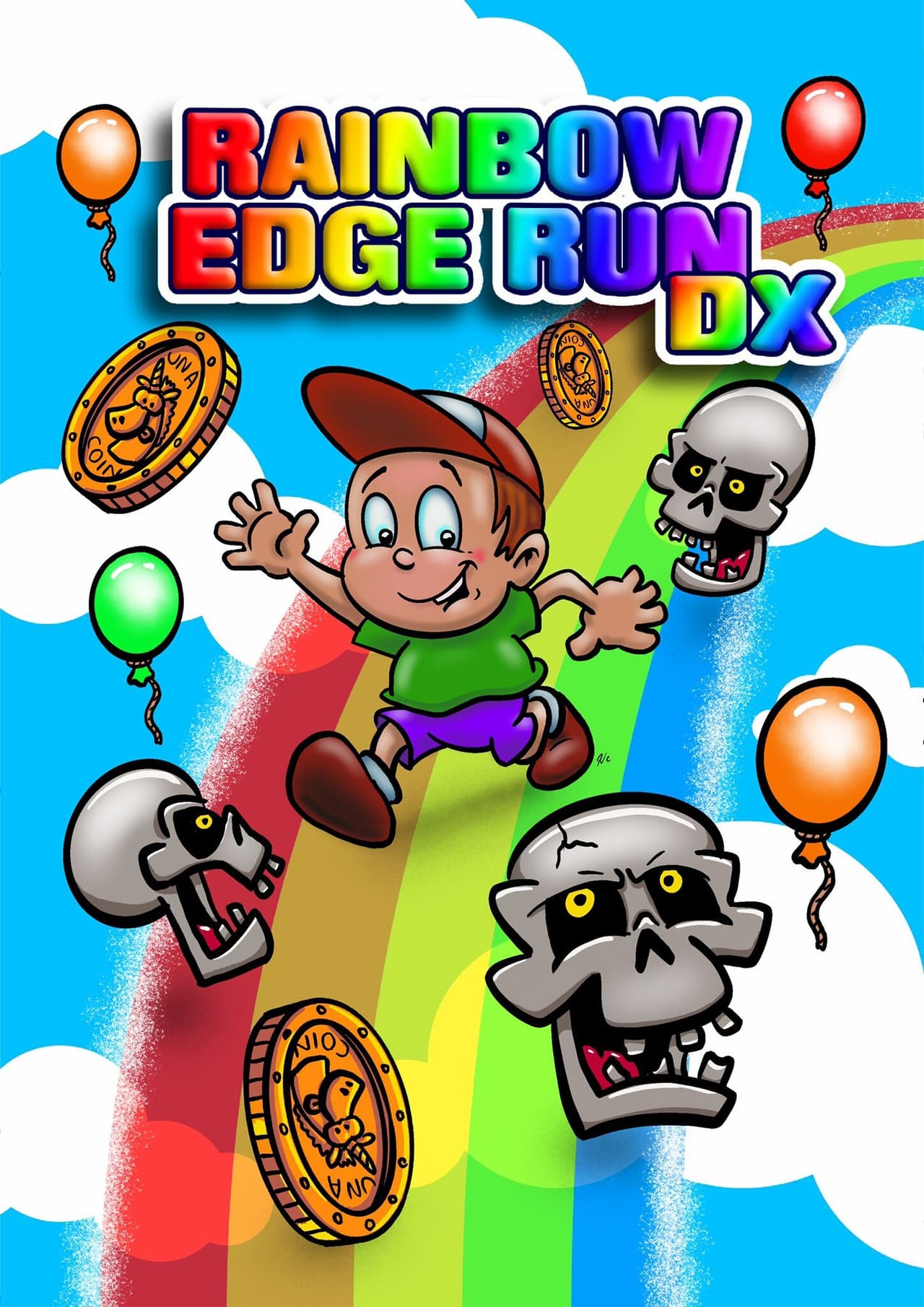Rainbow Edge Run DX screenshot 2
