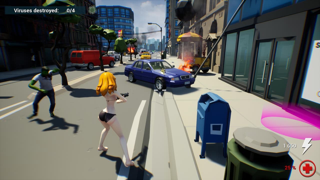 Anime vs Virus (itch) screenshot 5