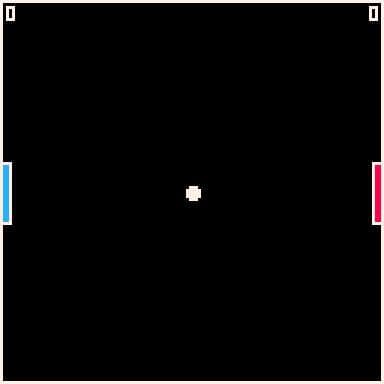 Pong Pico8 screenshot 2