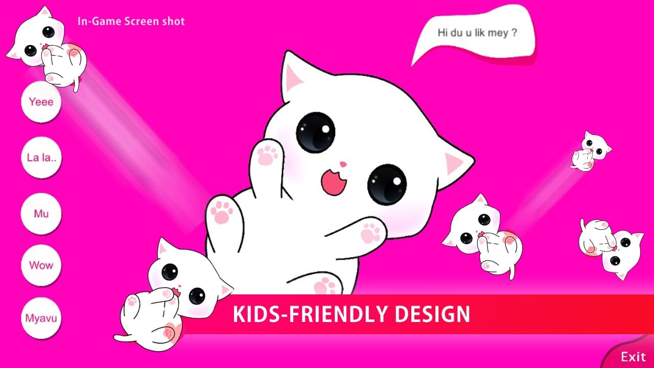 My Cute Kitty 2019 Pro, Virtual Cat game for Kids screenshot 3