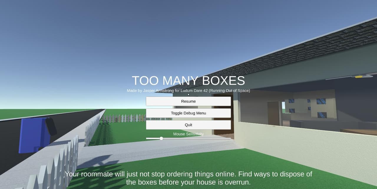 LD42 - Too Many Boxes screenshot 2