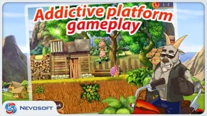 Supercow: funny farm arcade platformer Lite screenshot 2
