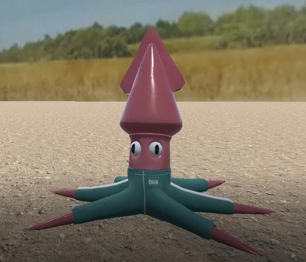 Game Squid: A game for squids